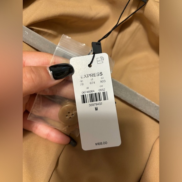 EXPRESS Double-Breasted Belted Blazer Jacket NWT - Picture 14 of 14